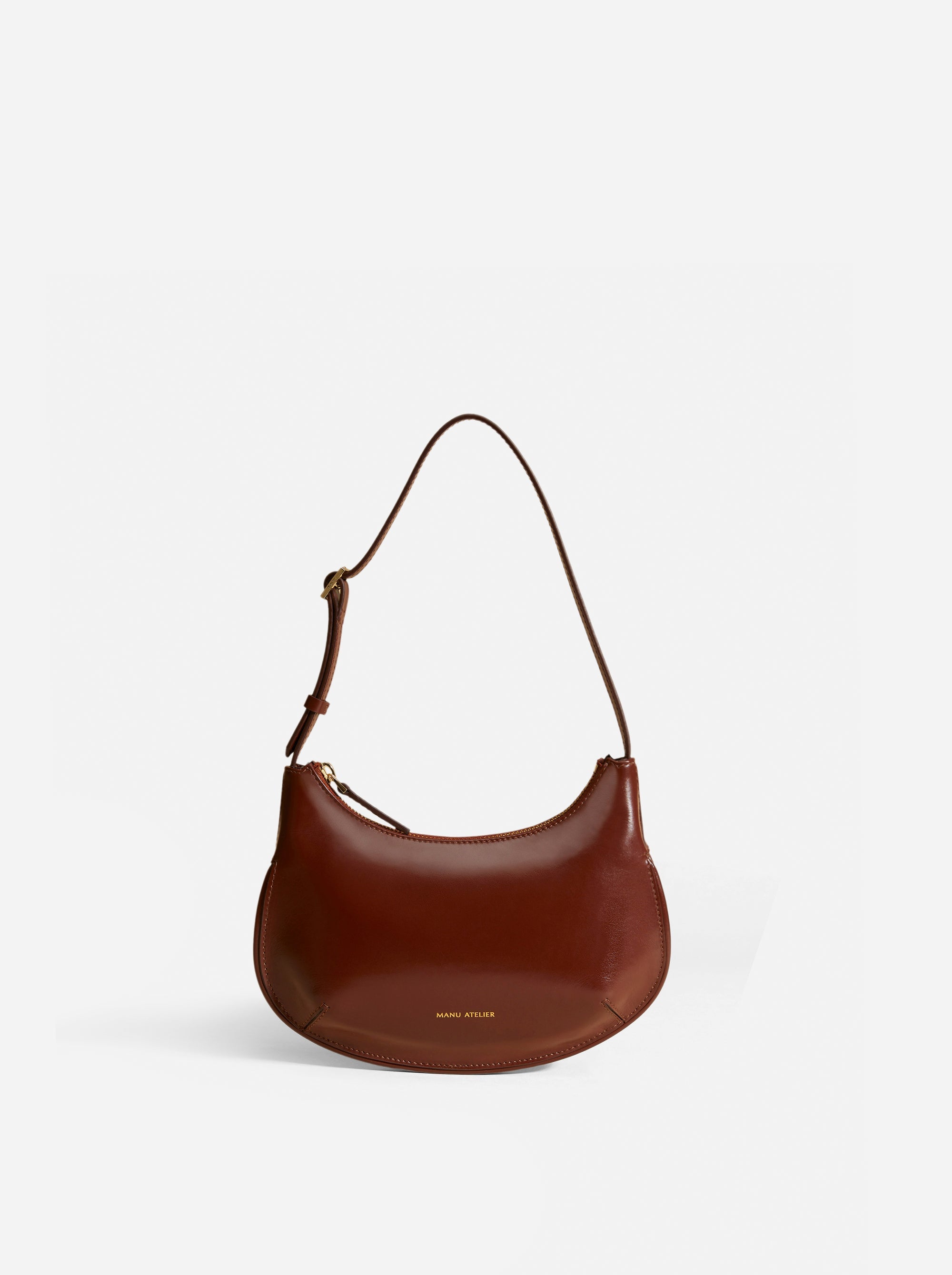 Ilda Vegetable Tanned Calf Leather Reddish Brown