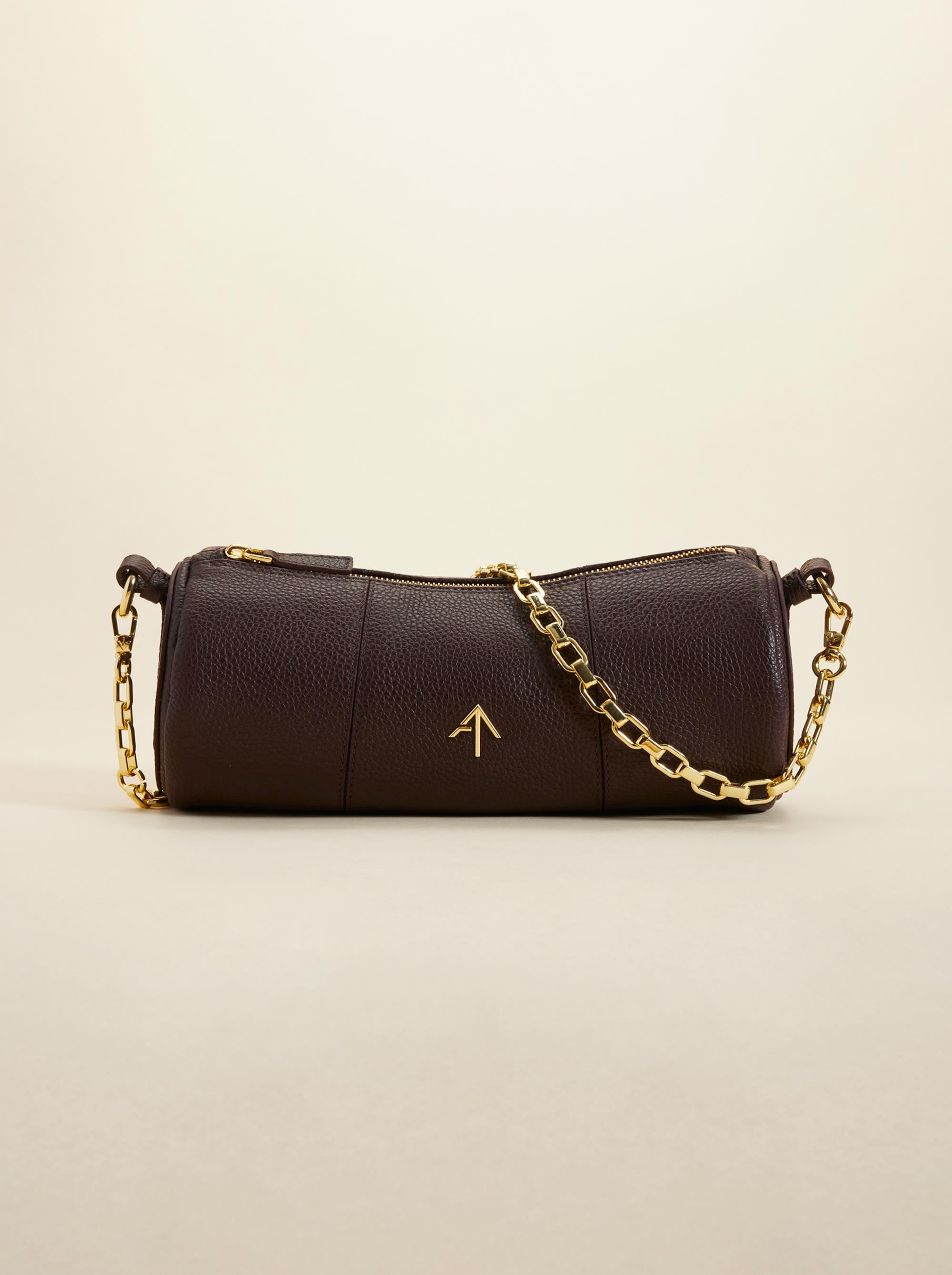 Cylinder Calf Skin Leather Deep Brown