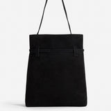 Tote du Jour Black Suede