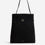 Tote du Jour Black Suede