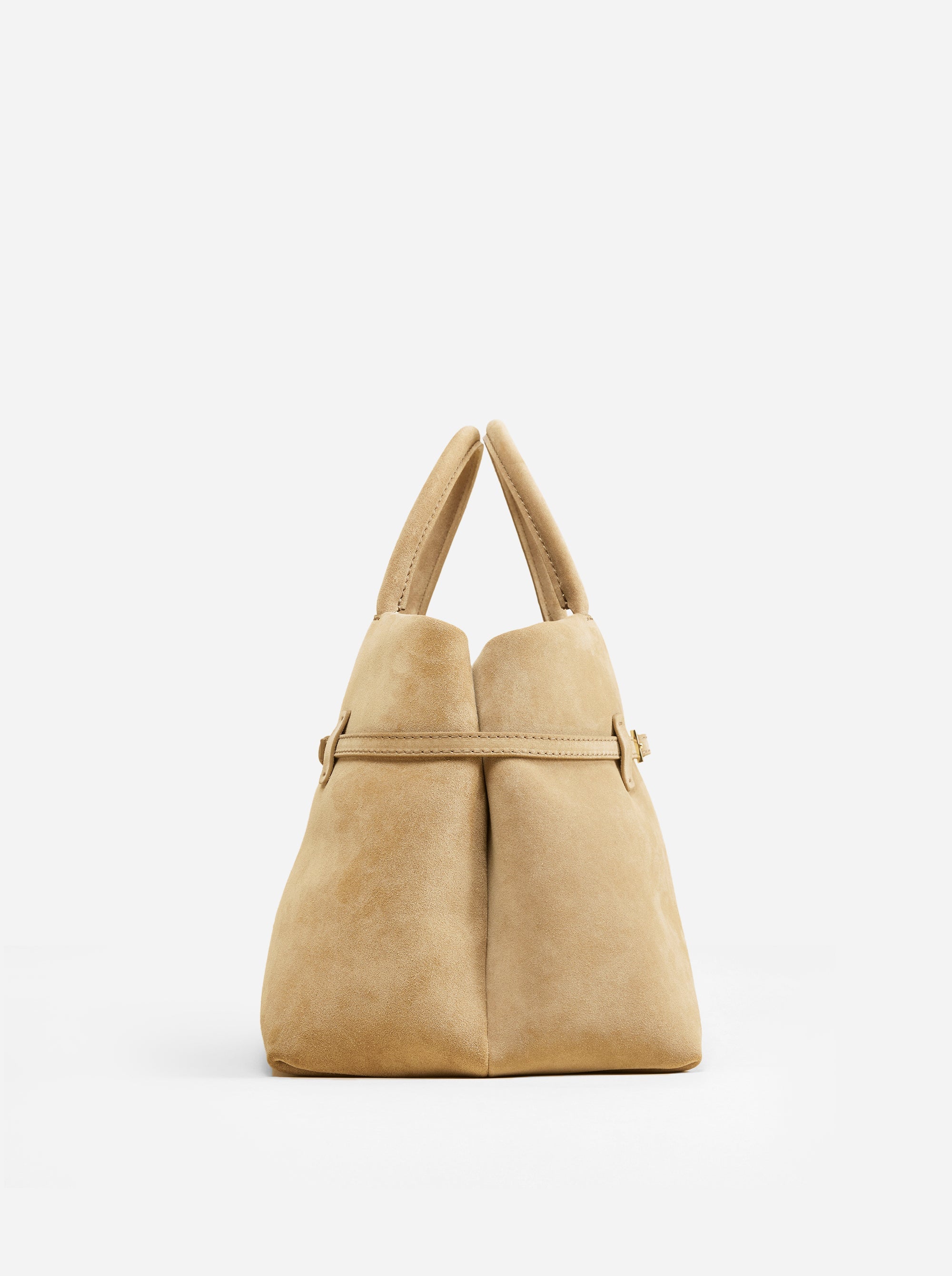 Le Cambon 35 Cachemiere Suede Butter Yellow Bag Side