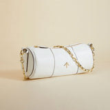 Cylinder Soft Calf Leather White Side