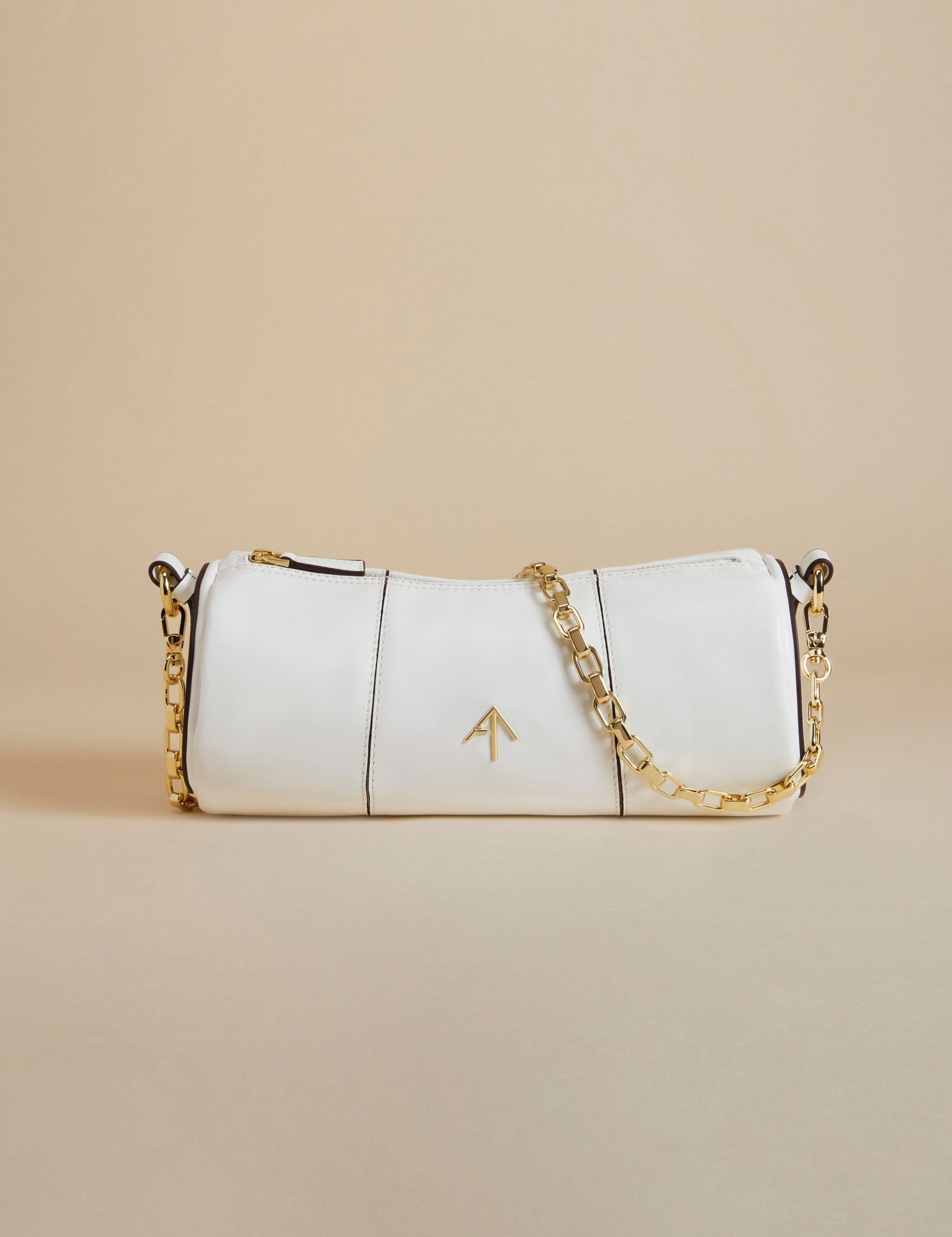 Cylinder Soft Calf Leather White 