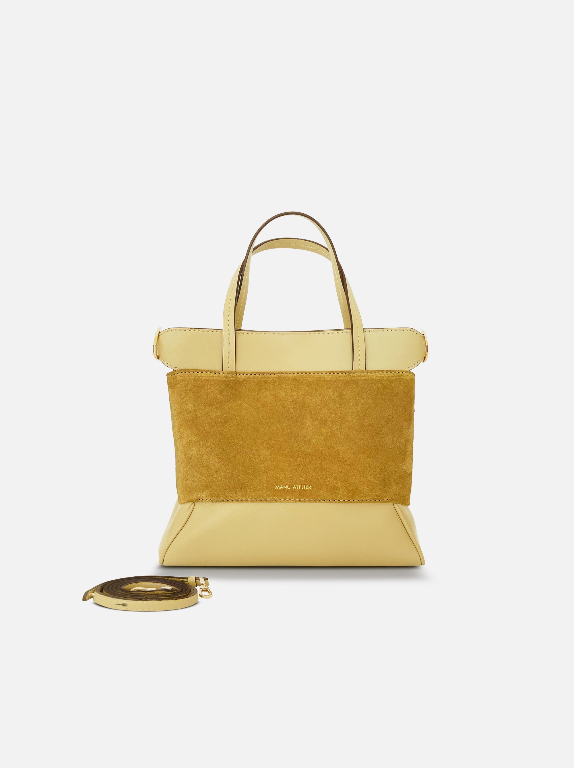 Adnan Tote Suede Leather Tapioca 