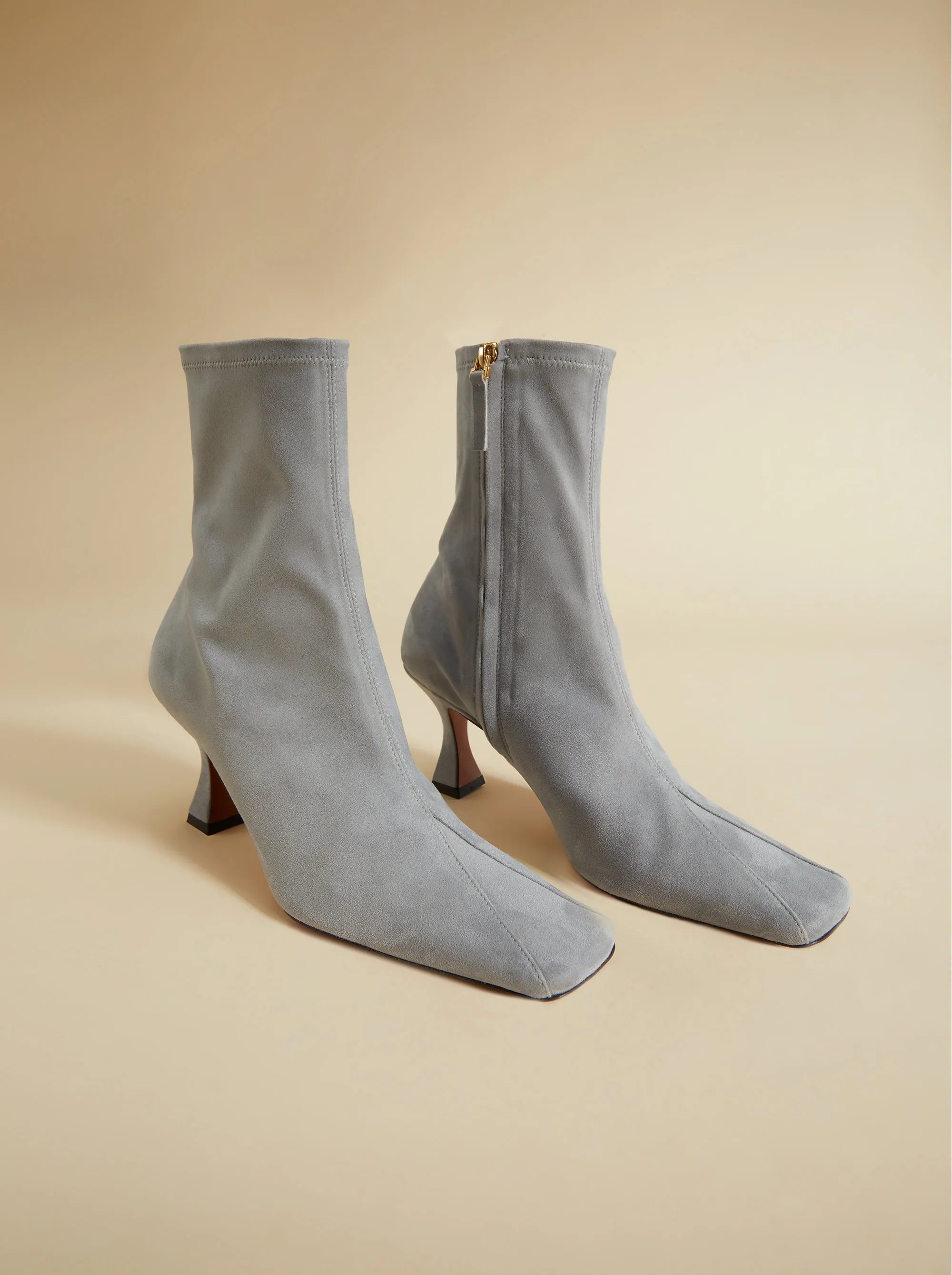 Suede duck boots top