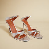 Almond Toe Sandals City Metallic Soft