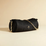 Cylinder Calf Skin Leather Black Side