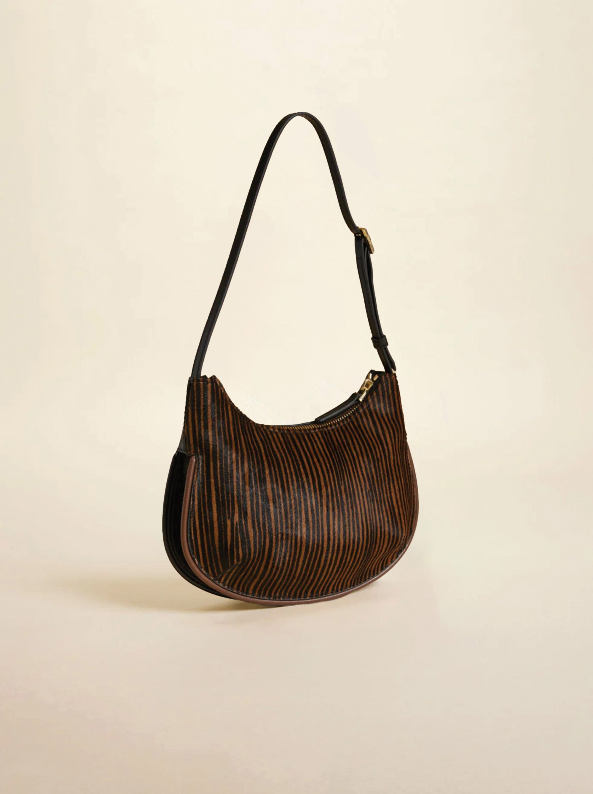 Ilda Calf Leather Zebra Black Side