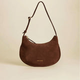 Ilda Suede Leather Chocolate
