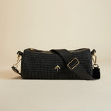 Cylinder Handwoven Crochet  Black 2 