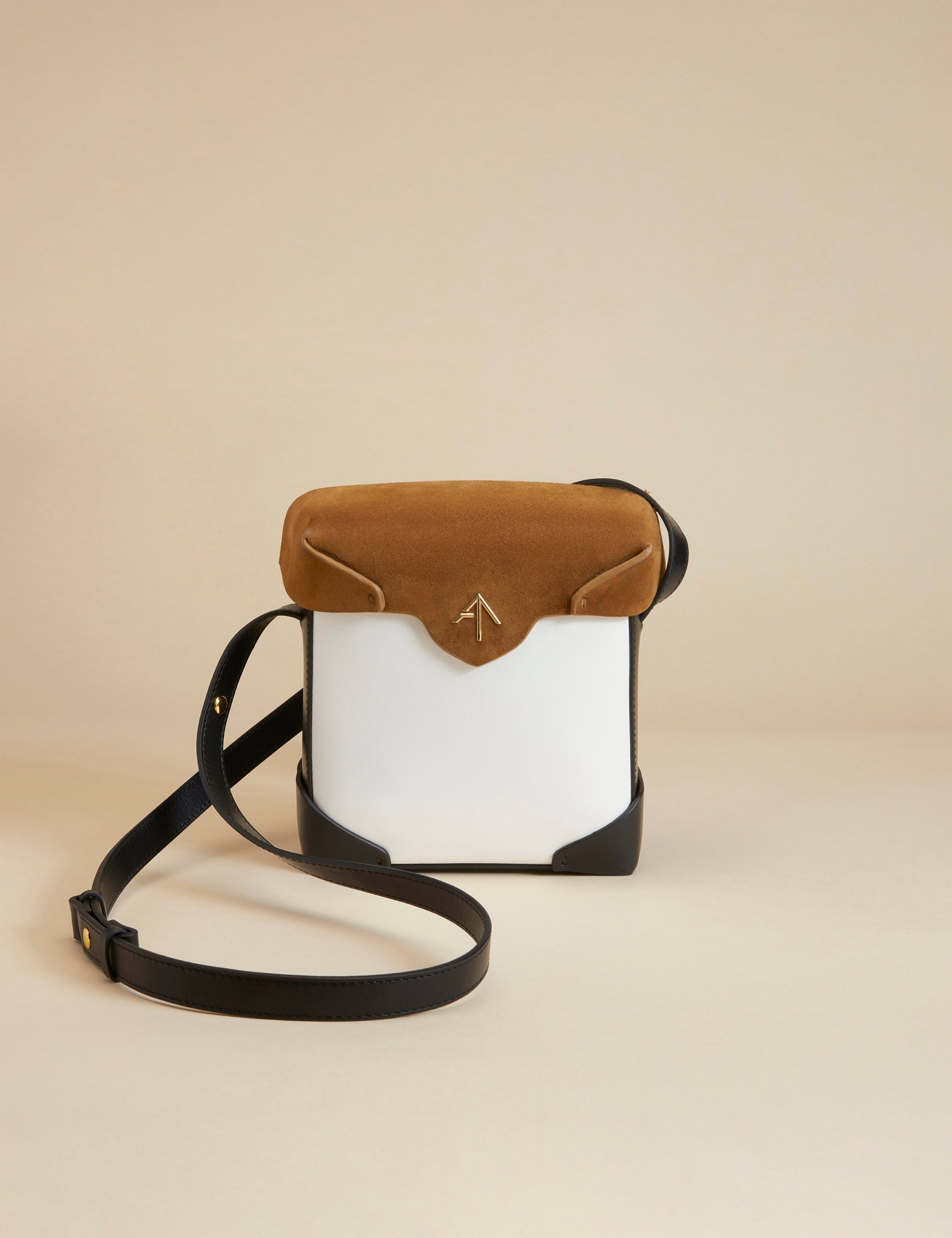 Mini Pristine White Soft & Sigaro Suede & Black Soft 2