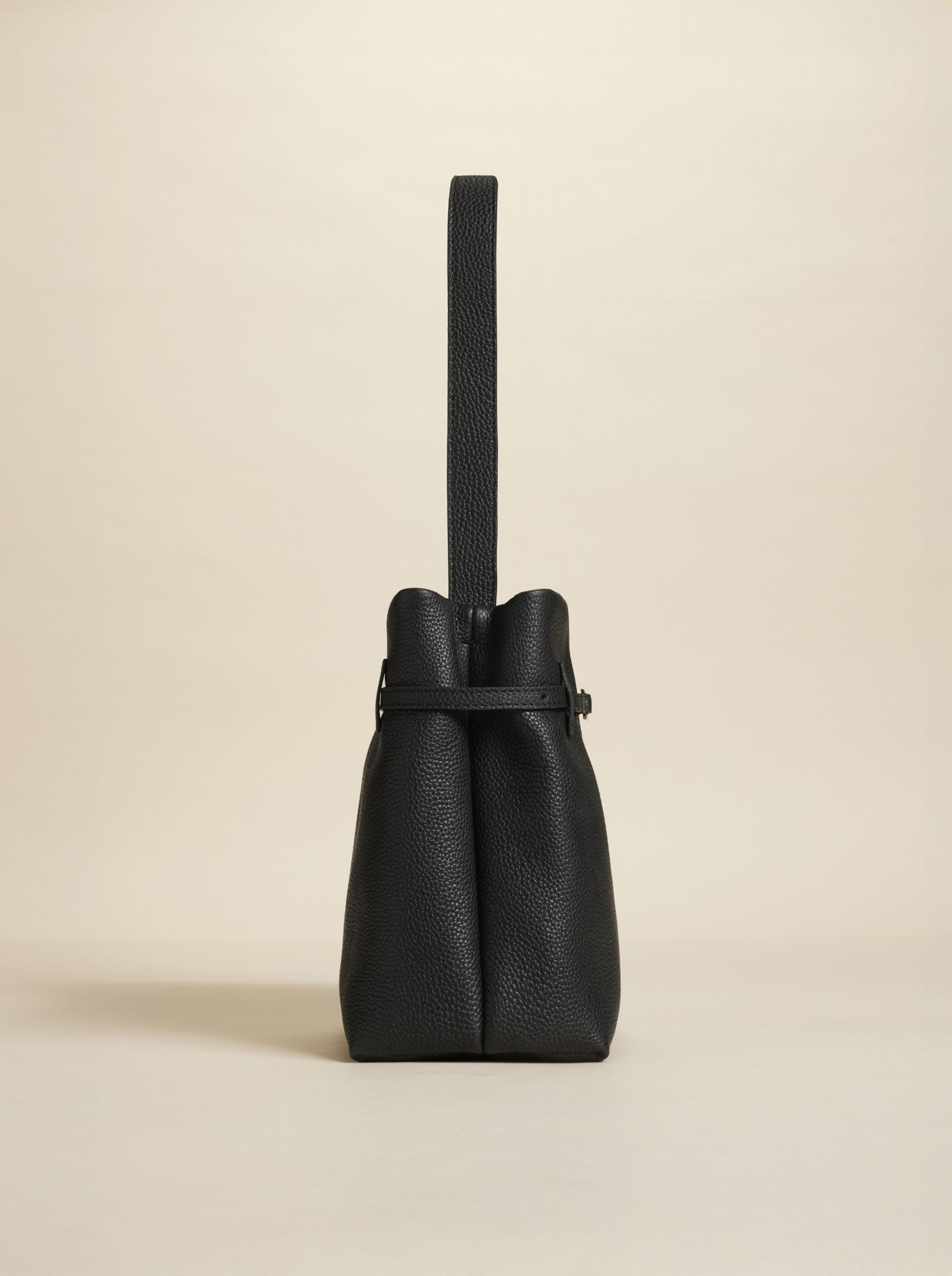 Mini Tote Du Jour  Calf Skin Leather Black