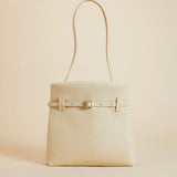 Mini Tote Du Jour Full Grain Calf Leather Vanilla 