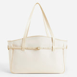 XL DU JOUR  CANVAS & SOFT CALF LEATHER VANILLA