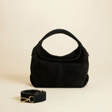 Mini Gala Suede Leather Black 