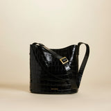 Nova Bucket Black Croc
