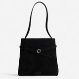 Mini Tote du Jour Black Suede