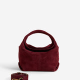 Mini Gala Suede Burgundy