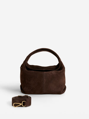 Mini Gala Deep Brown Suede