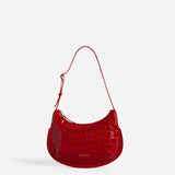 Ilda Croc Embossed Red