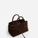 Le Cambon 25 Deep Brown Suede Front 2