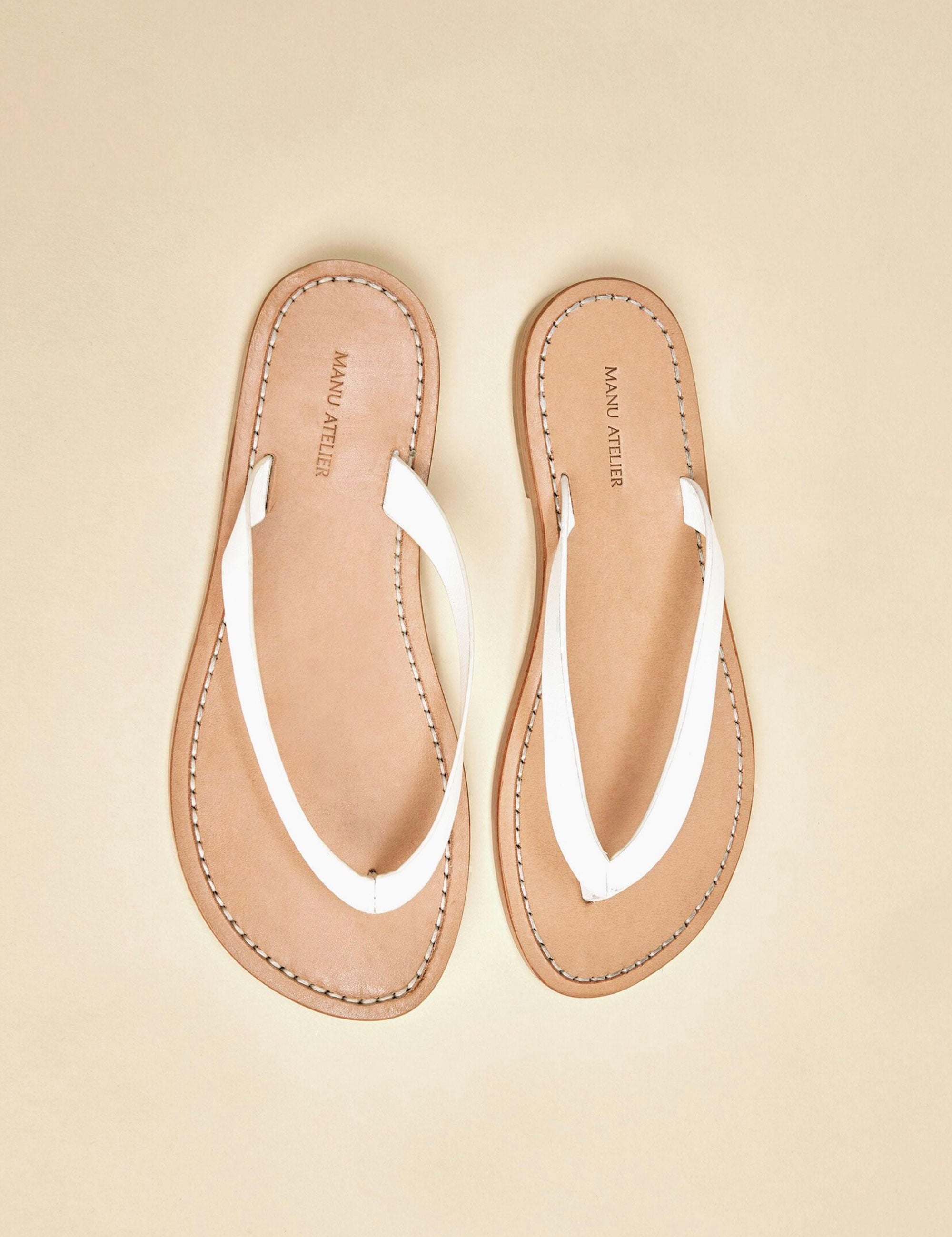 Manu Flip-Flops White Soft