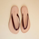 Manu Flip-Flops Reddish Brown Soft