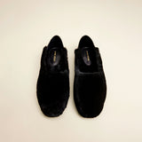 Manu Ballet Flats Black Shearling front