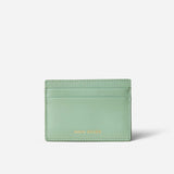 Manu Cardholder Water Green Gold Embossed Soft