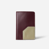 Manu Passport Case Merlot & Sage Soft