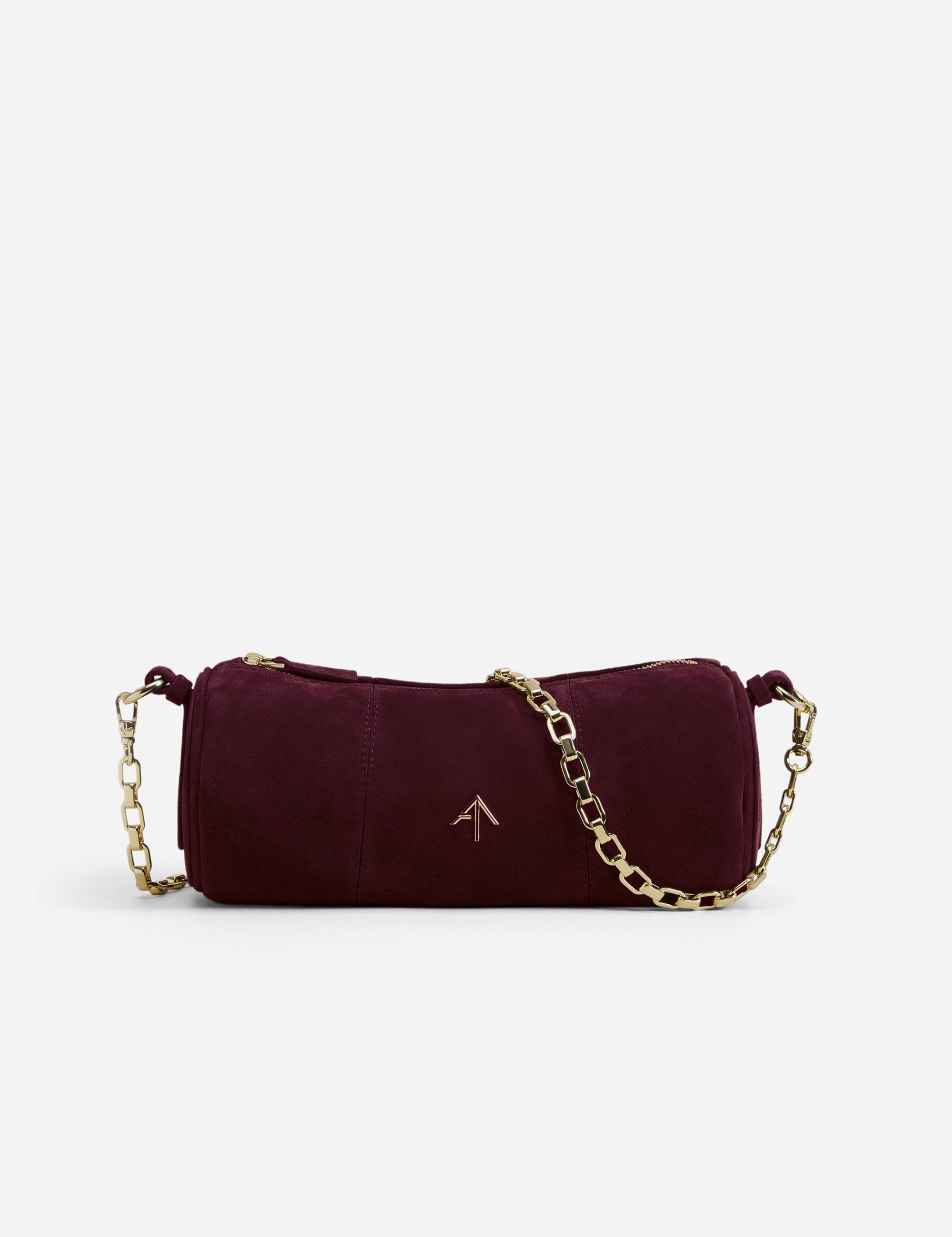 Cylinder Merlot Suede Front