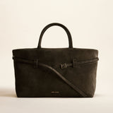 Le Cambon 35 Tobacco Green Suede Front 01
