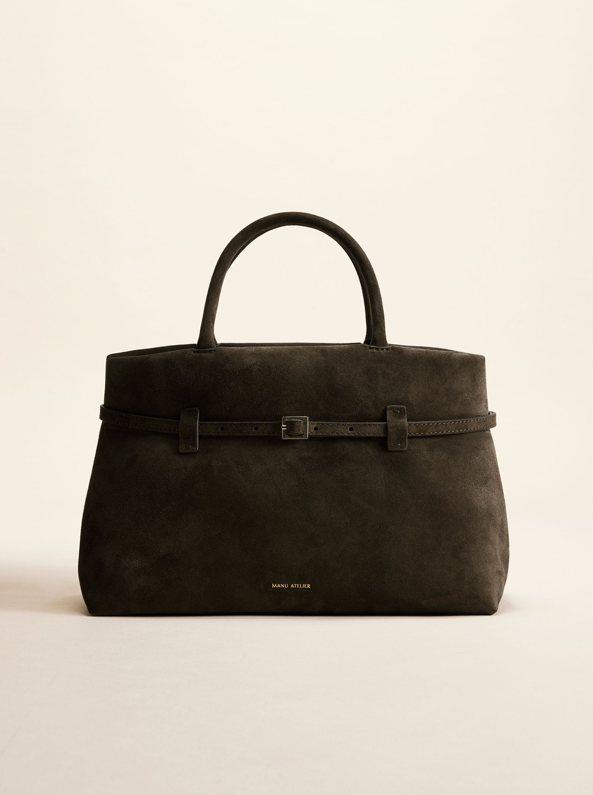 Le Cambon 35 Tobacco Green Suede Front