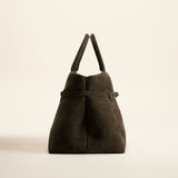 Le Cambon 35 Tobacco Green Suede Side