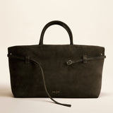 Le Cambon 40 Tobacco Green Suede Front 01