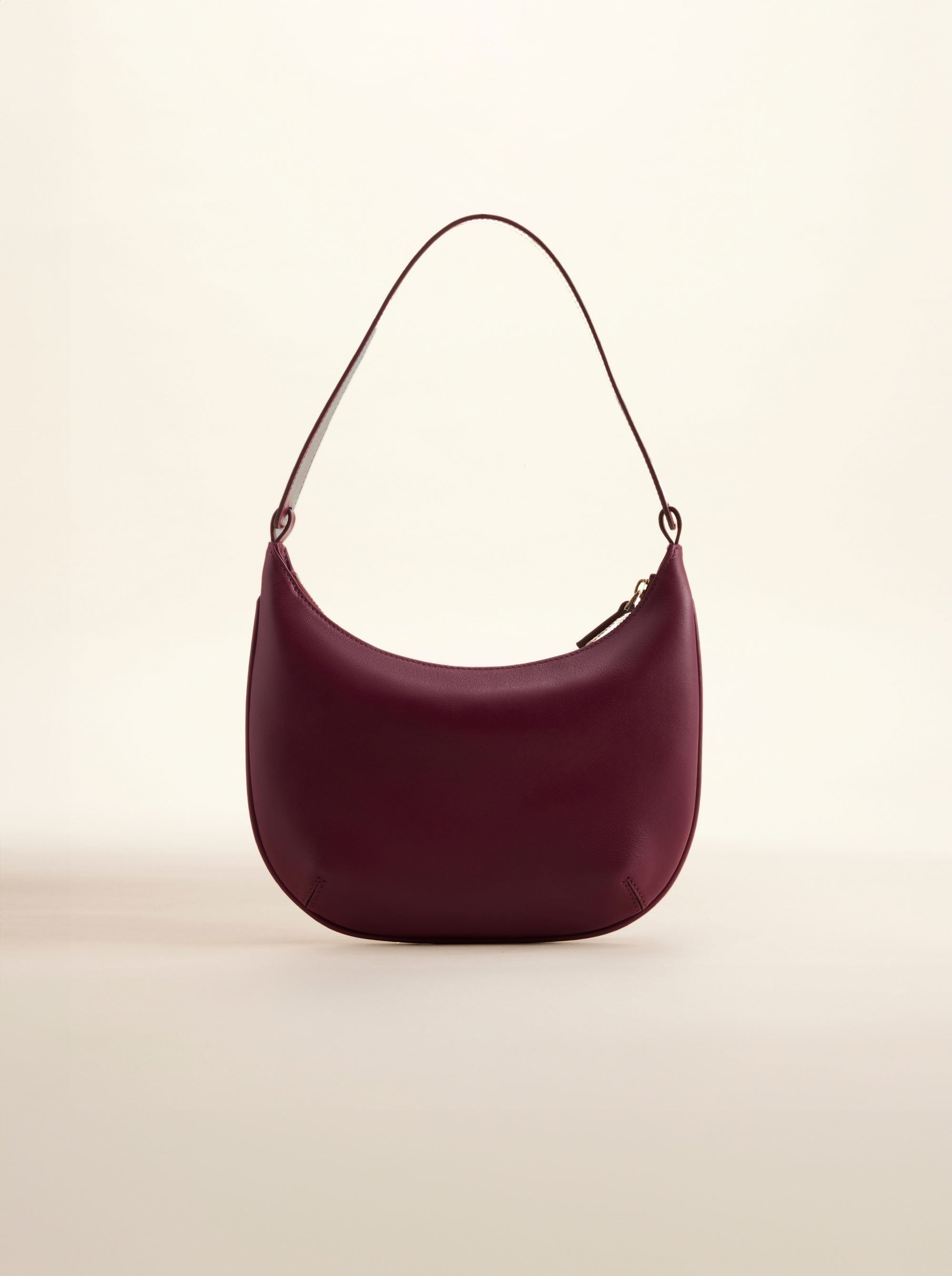 Manu Mini Hobo Burgundy Back