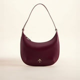 Manu Mini Hobo Burgundy Front