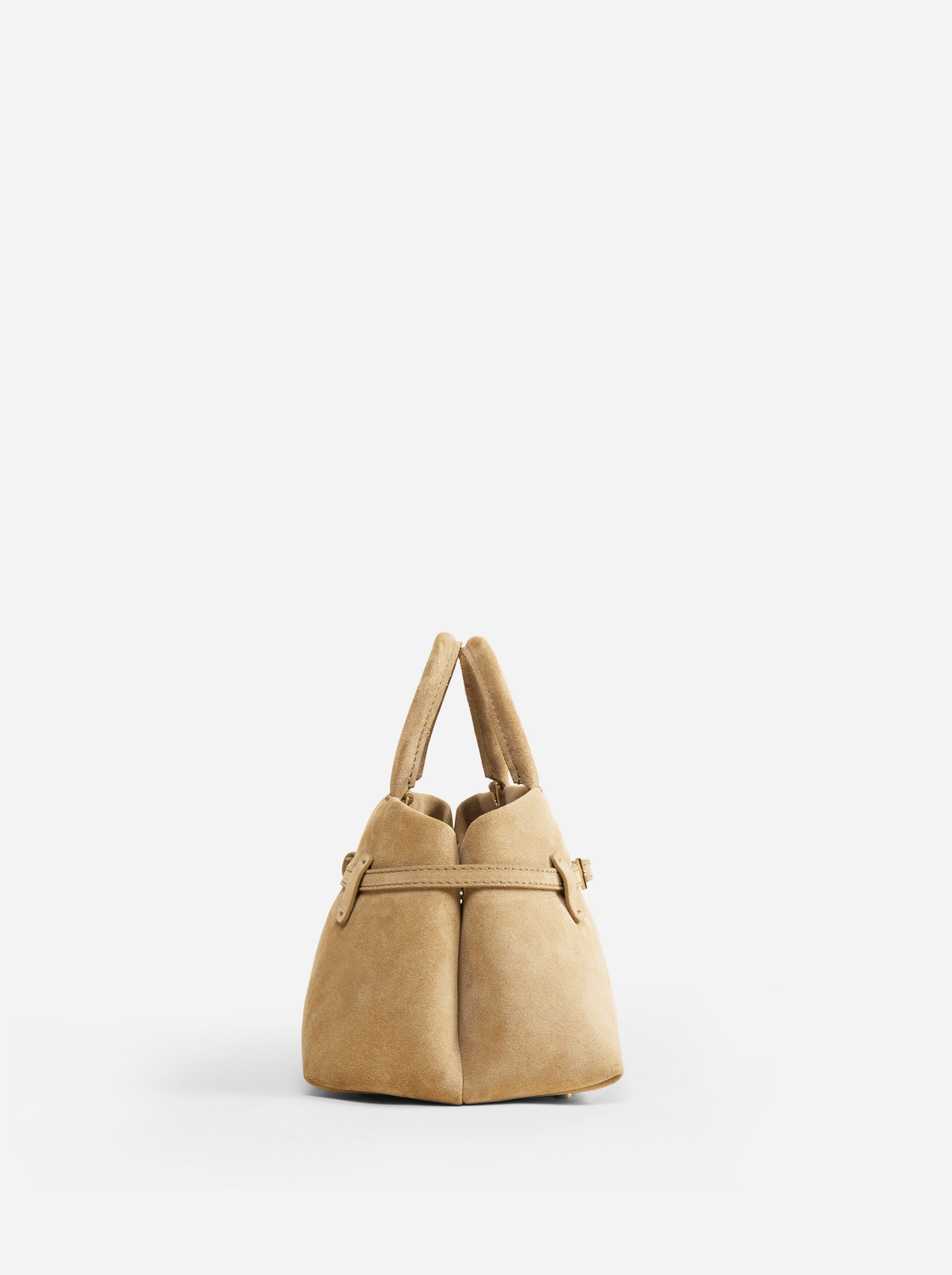 Le Cambon 25 Cachemiere Suede Butter Yellow Bag Side