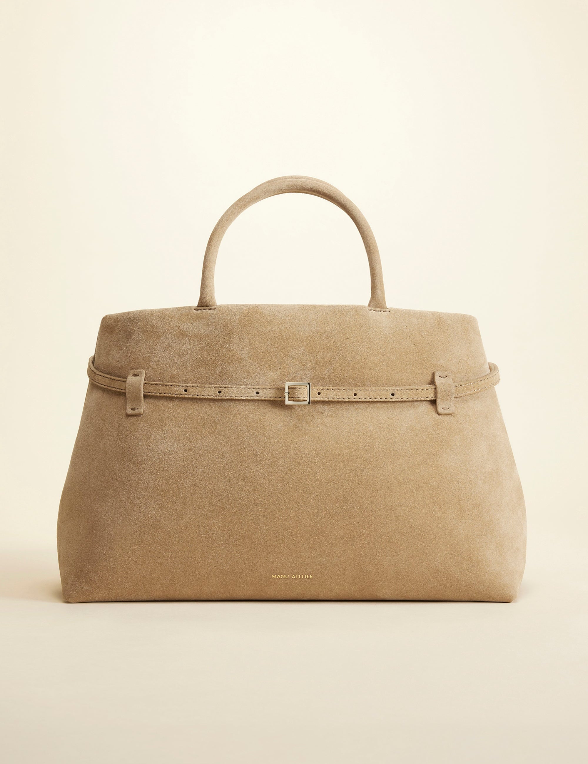 Le Cambon 40 Cachemire Suede Butter Yellow Bag Front