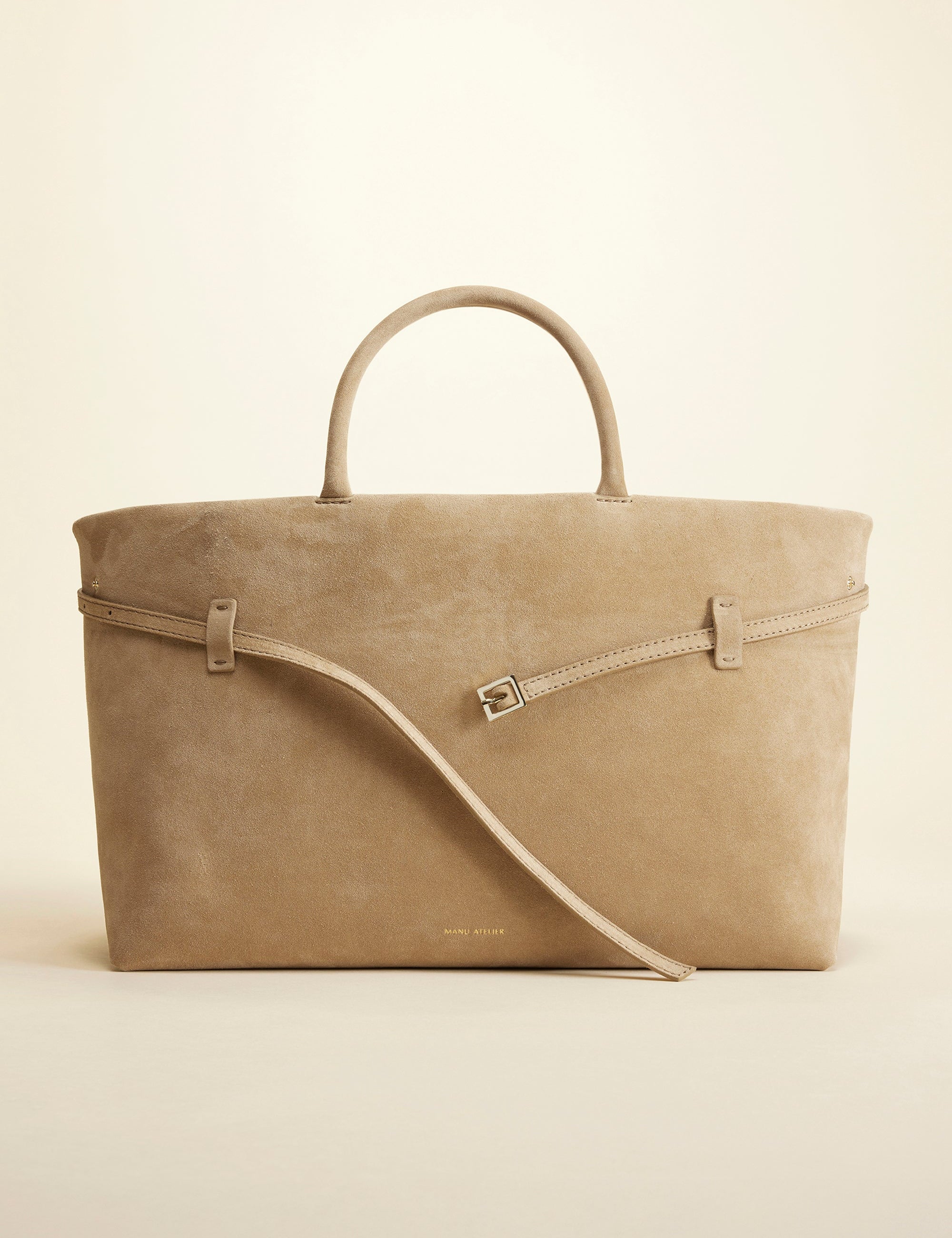 Le Cambon 40 Cachemire Suede Butter Yellow Bag Front 2