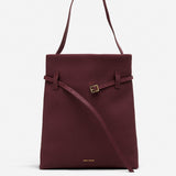 Tote du Jour Burgundy Front Open