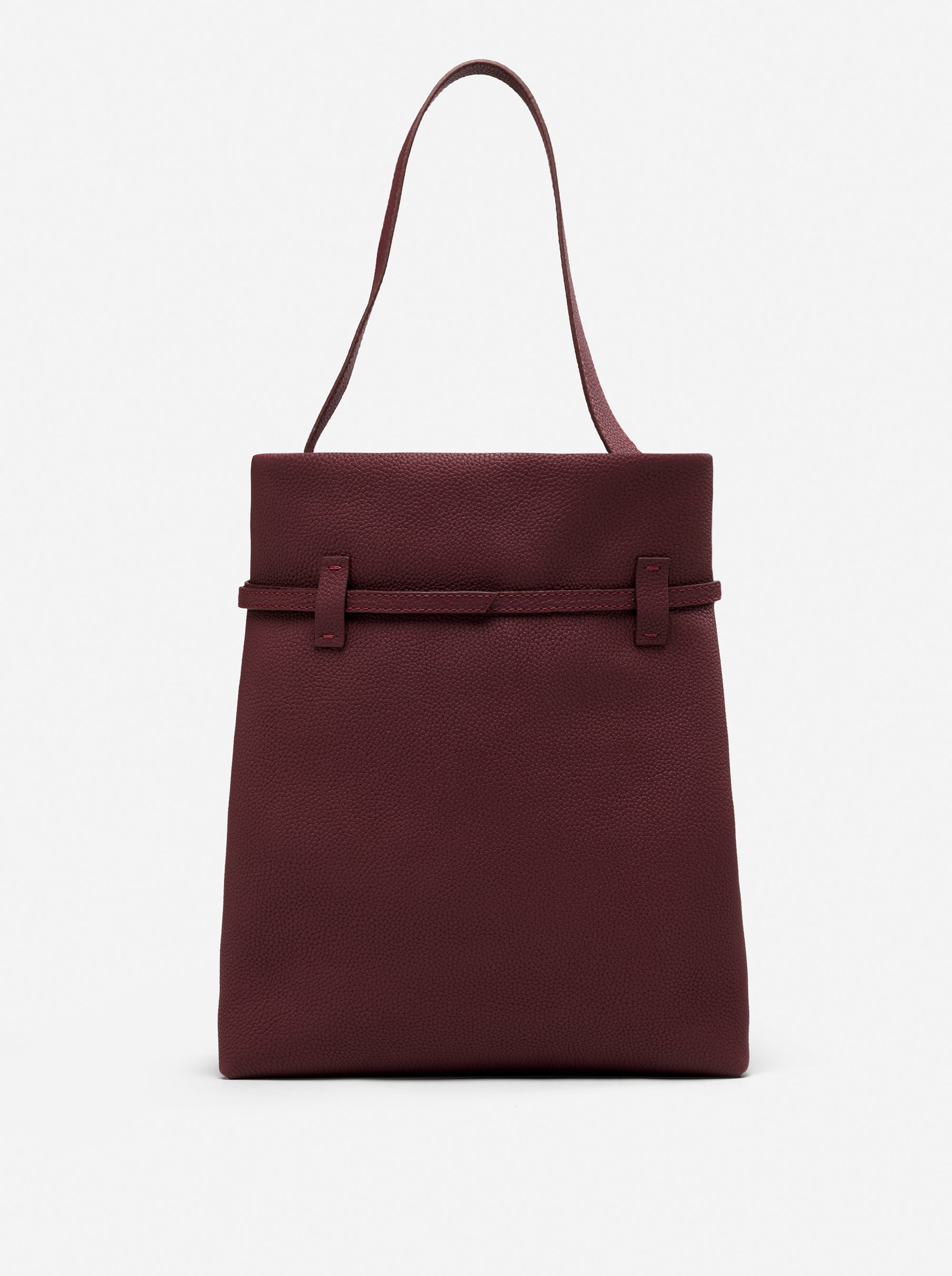 Tote du Jour Burgundy Back