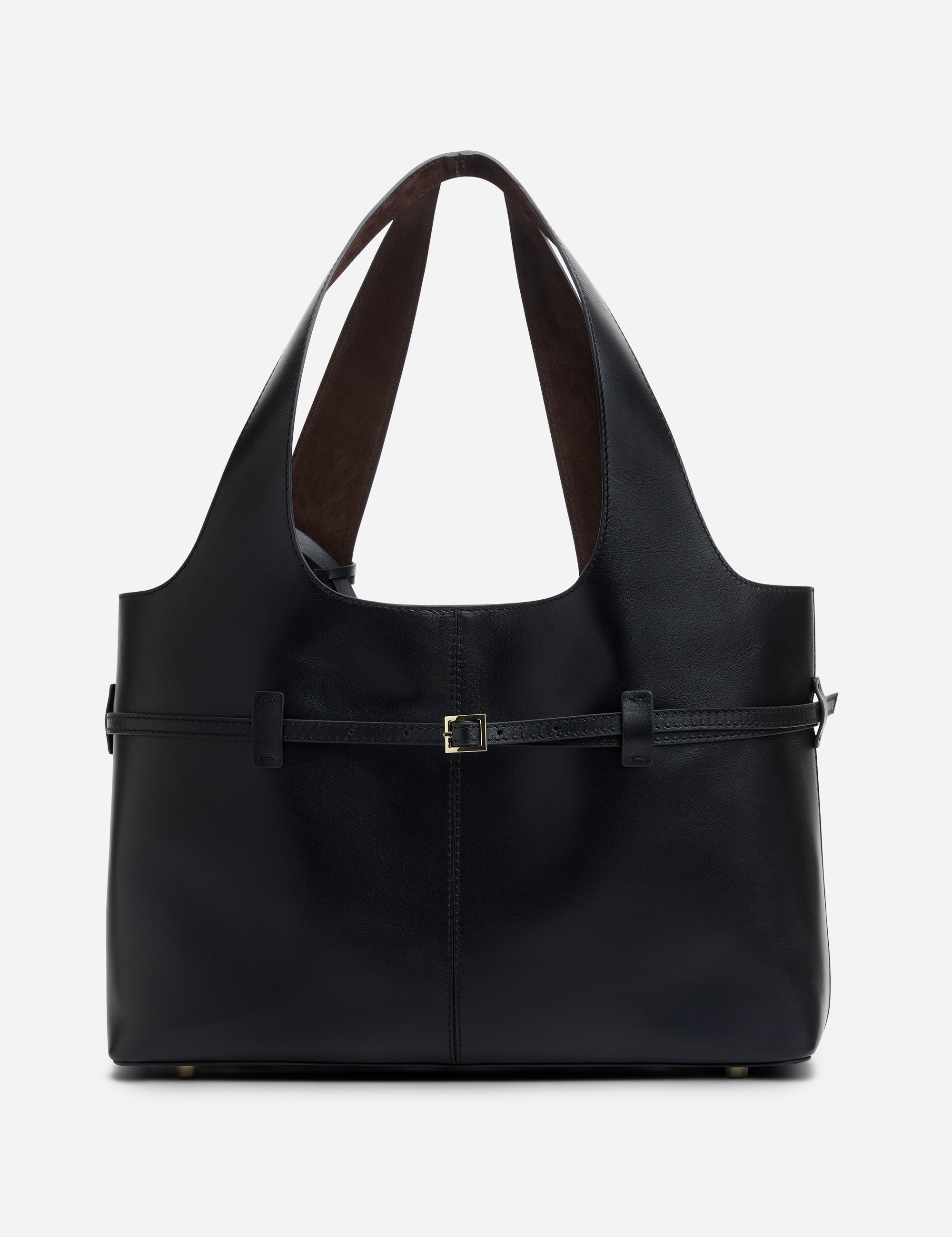 Cambon Cabas Soft Calf Leather Black Front