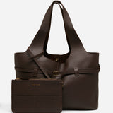 Cambon Cabas Deep Brown Inside 2