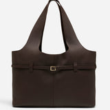 Cambon Cabas Deep Brown Front