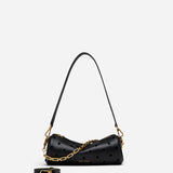 Mini Cylinder Perforated Black Soft