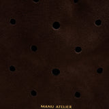 Romy Pouch Perforated Deep Brown