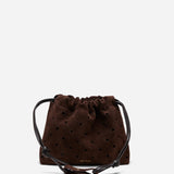 Romy Pouch Perforated Deep Brown