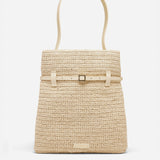 TOTE DU JOUR VANILLA CROCHET FRONT