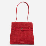 Mini Tote du Jour Red Crochet